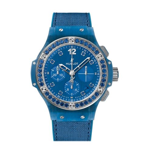 Hublot Big Bang 41mm Blue Linen Watch 341.XL.2770.NR.1201