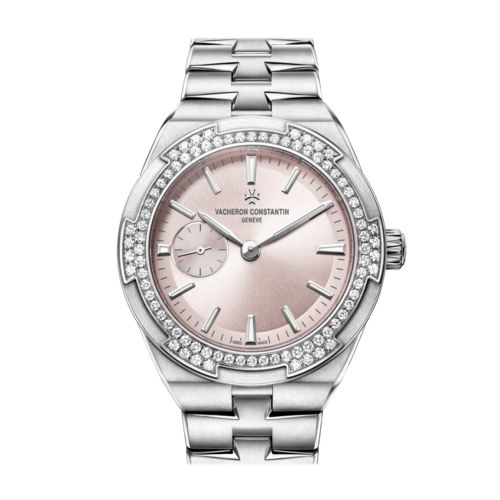 Vacheron Constantin Overseas Pink Diamond Bezel Women's Watch 2305V/100A-B078