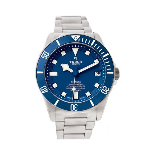 Tudor Pelagos Blue Dial Automatic Titanium Men's Watch 25600TB