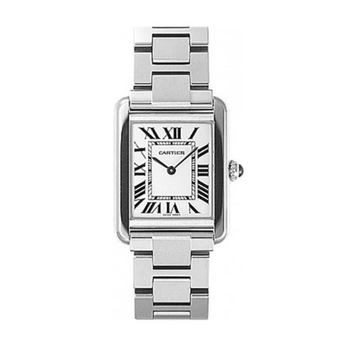 Cartier Tank Solo Small Stainless Steel Ladies Watch W5200013