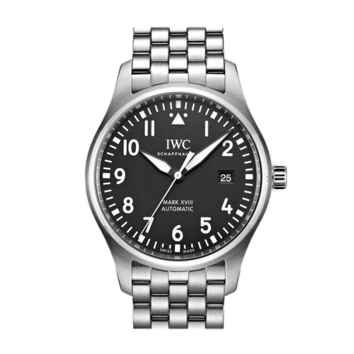 IWC Pilot Automatic Black Dial 40mm Men's Watch IW327011