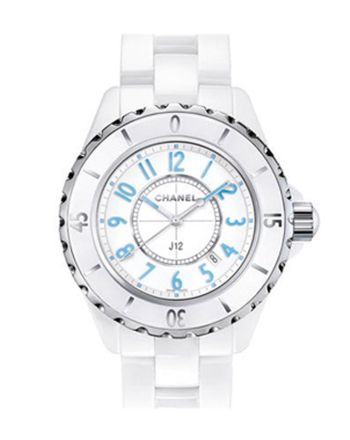 Chanel J12 White Dial Ceramic Ladies Watch H3826