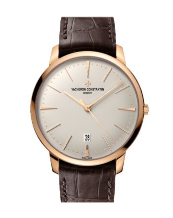 Vacheron Constantin Patrimony Silver Dial Rose Gold Men's Watch 85180/000R-9248