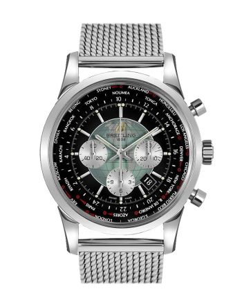 Breitling Transocean Stainless Steel 46mm Mens Watch AB0510U4.BB62.152A