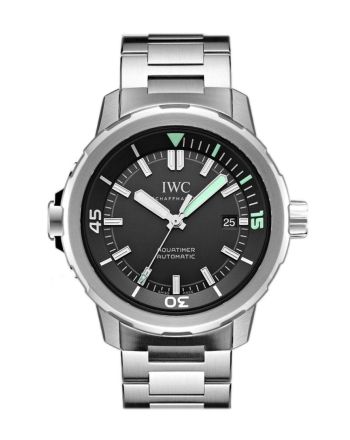 IWC Aquatimer  Black Dial Stainless Steel 42mm Men's Watch IW329002